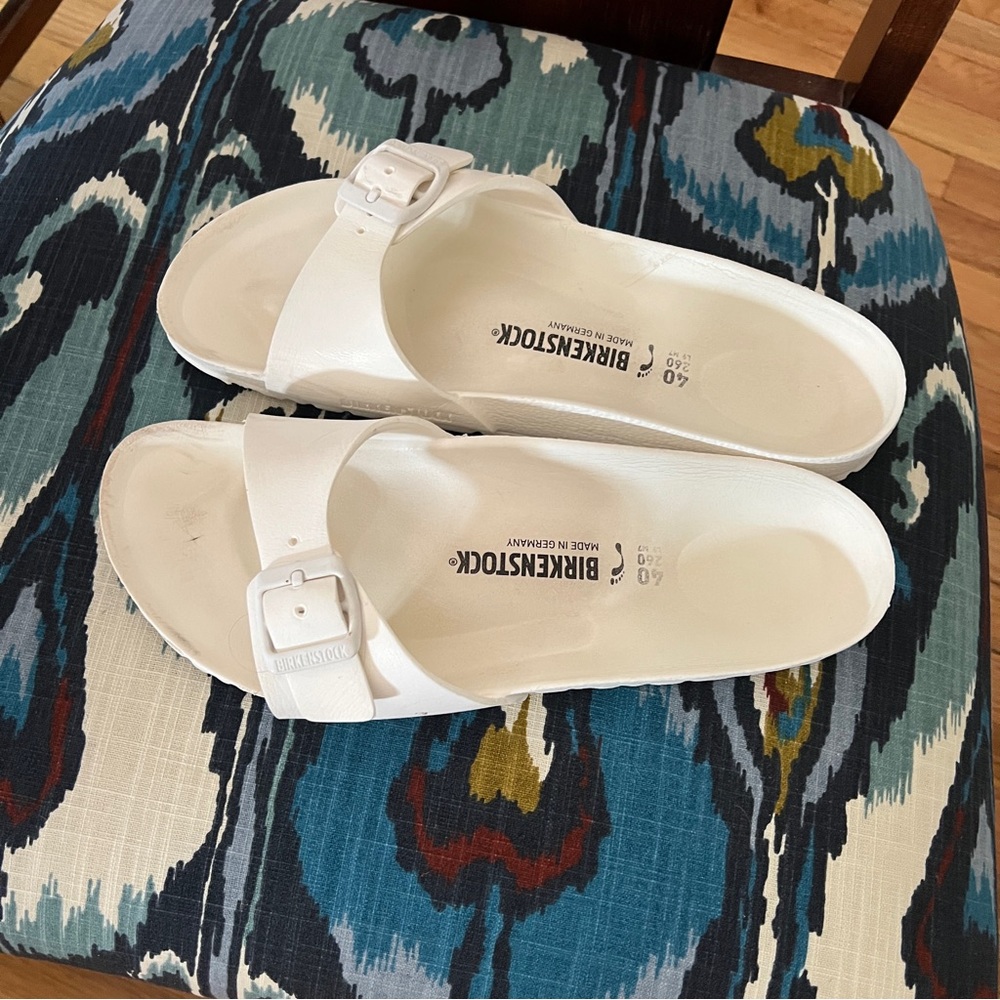 Birkenstock white Madrid Eva rubber sandals - Picture 2 of 5